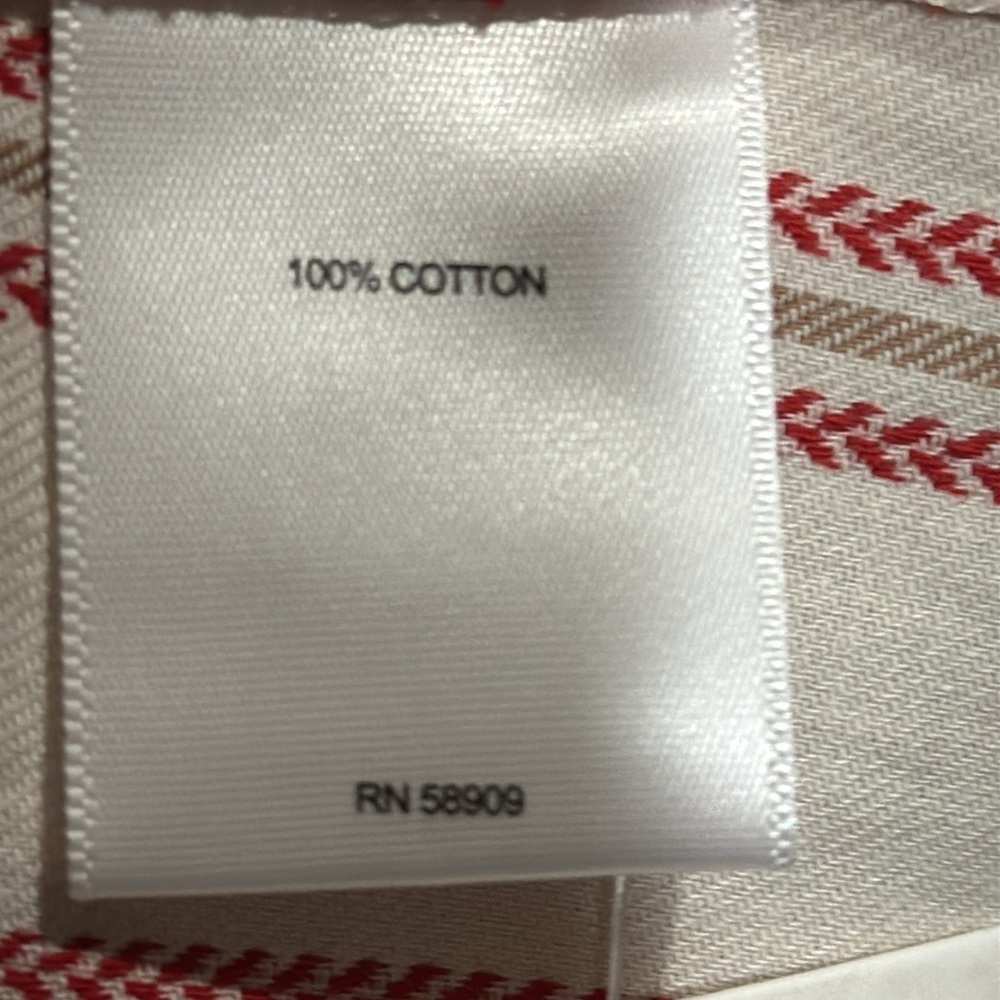 A Loves A Women's Striped Shirt Dress Size S Maroon Cream Knee Length - EUC - Picture 10 of 11